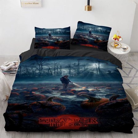Stranger Things sängkläder polyester påslakan för filmkaraktärer 135*200