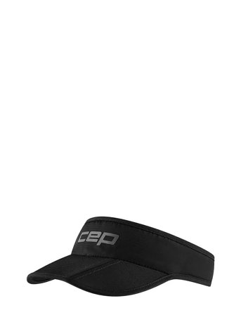 CEP Core Run Foldable Visor - Black - ONE SIZE