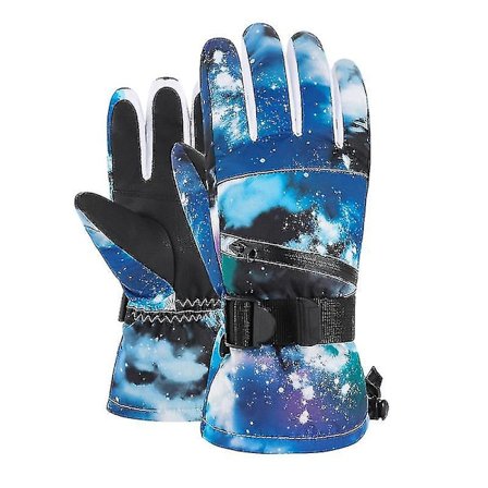 Vinter Skihansker for Menn og Kvinner - Varm og Tykk Vinterhansker for Voksne - Utendørs Klatring og Motorsykkelhansker