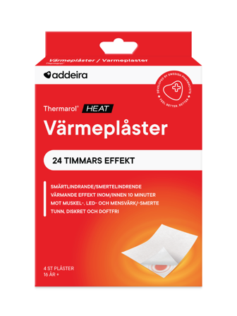 Addeira Thermarol Varmeplaster, 4 stk.