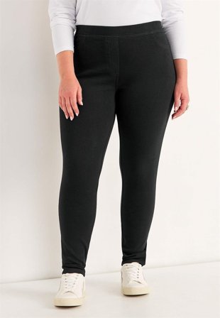 Cellbes of Sweden - Stretchy leggings i svart for damer i størrelse 50/52