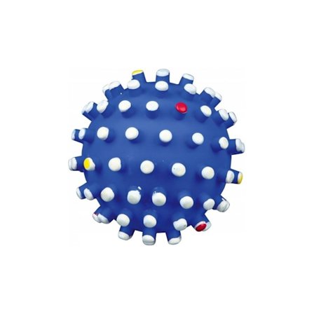 Siilipallo, isot nupit, vinyyli, ø 10 cm, lelu koirille