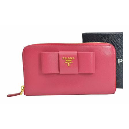 Prada Vintage Wallets ; Cardholders Pink, Dame Vintage Accessories, Størrelse: ONE Size