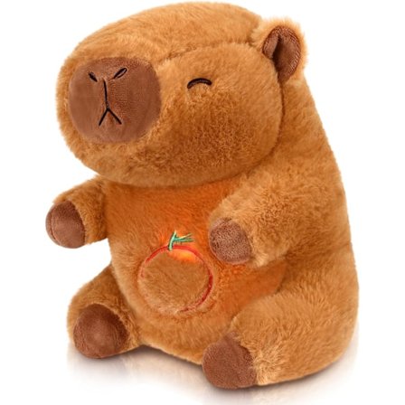 Plysbamse med vejrtrækning 9 tommer Beroligende Søvnhjælp Hjerteslag Plysdyr mod Angst med Musik Lys og Rytmisk Vejrtrækningsbevægelse Angstdæmpende