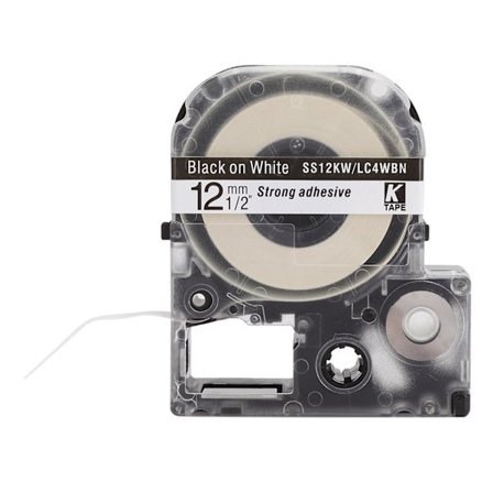 12mm Etikettskrivarband för King Jim SR230CH, 8M