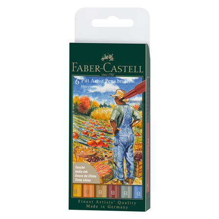 Faber-Castell PITT Artist Brush 6-pakning Fall