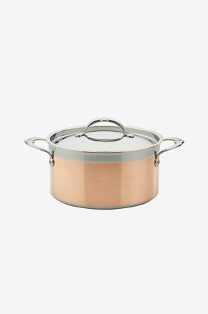 Hestan - Gryde CopperBond diameter 24 cm, 5,7 liter - Kobber - Gryder & kasseroller - Fra Homeroom