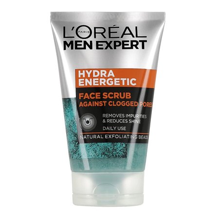 L'Oréal Paris Men Expert Hydra Energetic Scrub 100 ml, Skincare, Ansigtspleje, Masker