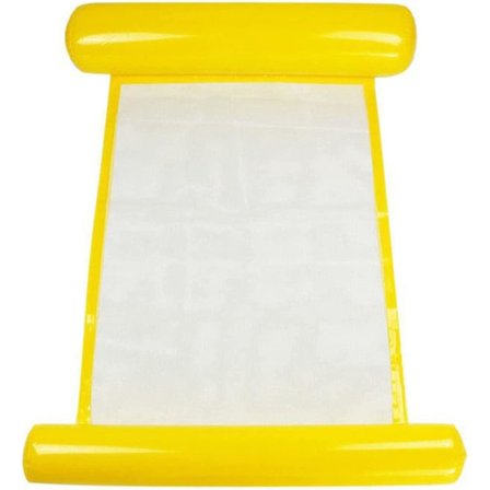 Flytende seng 130.0 * 73.0cm sammenleggbar svømmebasseng hengekøye madrass sommer oppblåsbar flytende stol