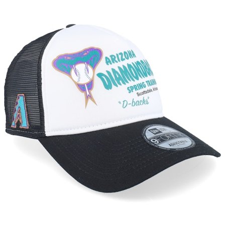 New Era - MLB Svart trucker Caps - Arizona Diamondbacks Team 9FORTY F1 White/Black Trucker @ Hatstore