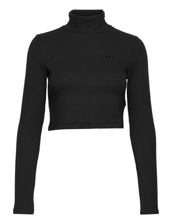 Cropped Rib Longsleeve Black Adidas Originals