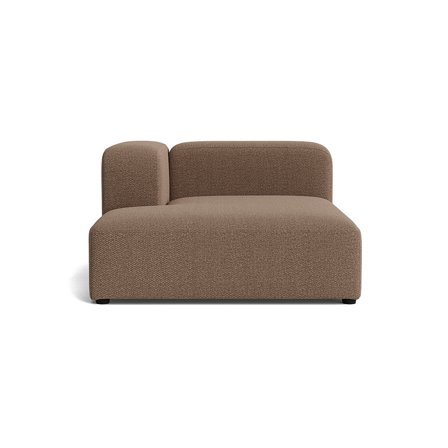 Milo XL chaiselong, venstrevendt - Nordic Brun - 130x170x72 - Sofa, chaiselong