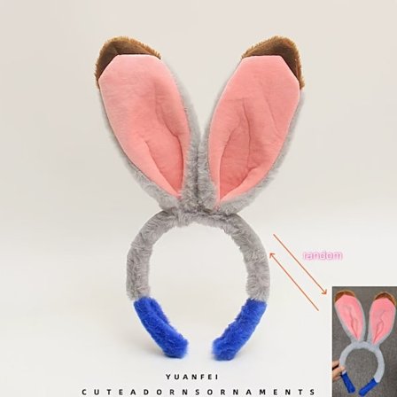 Kaninørearmbånd Dame Party Utkledning Hårtilbehør Fotorekvisitter