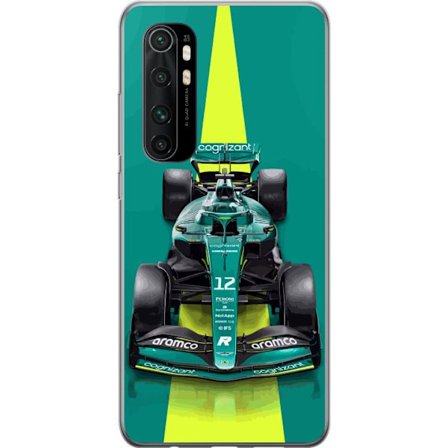 Kompatibelt Mobildeksel til Xiaomi Xiaomi Mi Note 10 Lite Aston Martin Formel 1-bil i grønt racingdesign med moderne studiofølelse