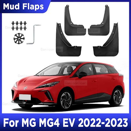 4 st. lokasuojat MG Mg4 Ev 2022 2023, lokasuojat, lokasuojat, etu- ja takalokasuojat, autotarvikkeet