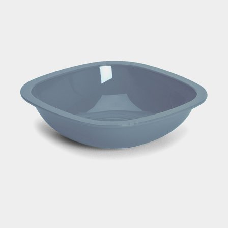 Syvä muovilautanen Nordiska Plast, harmaa, 15 cm