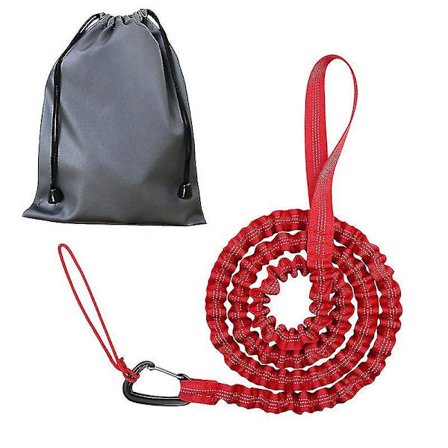 Cykel Trækreb Mountainbike Forældre-barn Trækreb Bærbart Bugseringsreb, rød