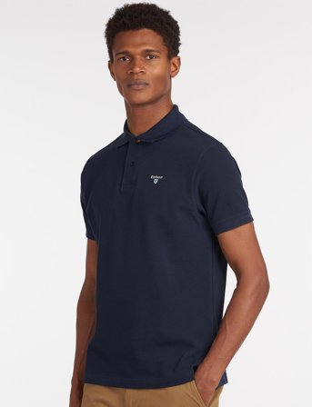 Barbour Barbour Tartan Pique Polo - Blue - XL