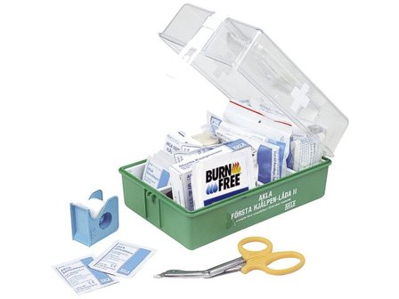 AKLA Första Hjälpen-låda II - Lyreco - Skyddsutrustning - Första Hjälpen - Väskor lådor och kit