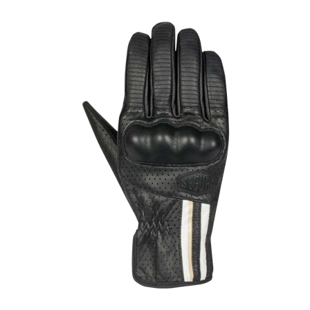 Motorradhandschuhe Segura Romeo Schwarz/Weiß M