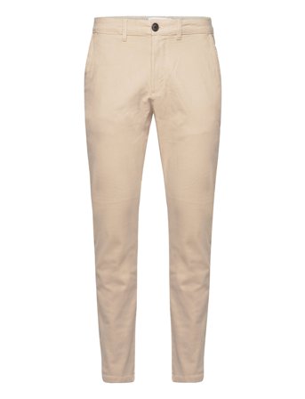 Slhslim-Felix Pants W Uformelle Bukser Hverdagsbukser Beige Selected Homme*Betinget Tilbud