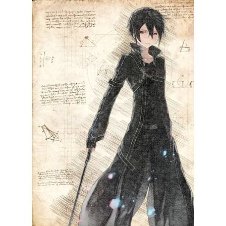 A3 Print - Sword Art Online 4 Kirito