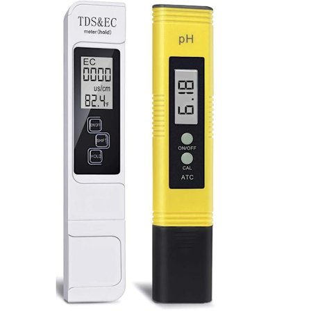 Poolvanntester, pH-måler, 3 i 1 TDS-måler, EC-måler