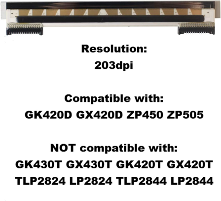 Zebra 1 - skriverhode