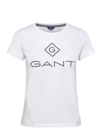 Lock Up Ss T-Shirt T-shirt Top Hvid GANT