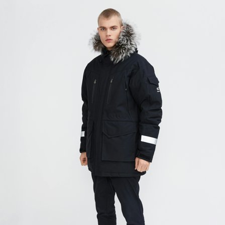 66 North men's Jökla Jackets & Coats - Black - S