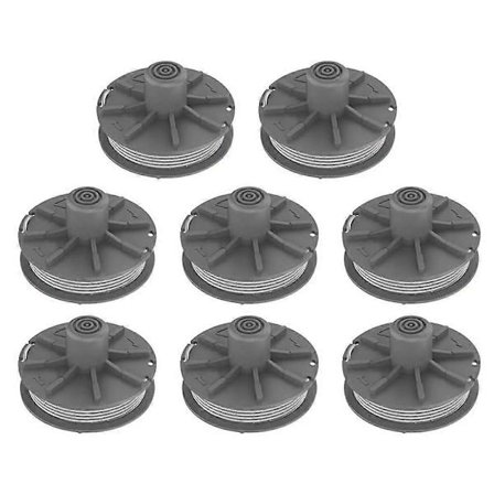 8 stk. trådspoler for Gardena 5307-20 gressklipper, spole reservedeler