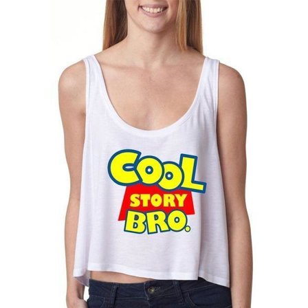Gul Cool Story Bro Letter Crop topp
