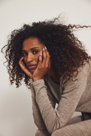 Kappahl | Topp i merinoull | Melerad beige