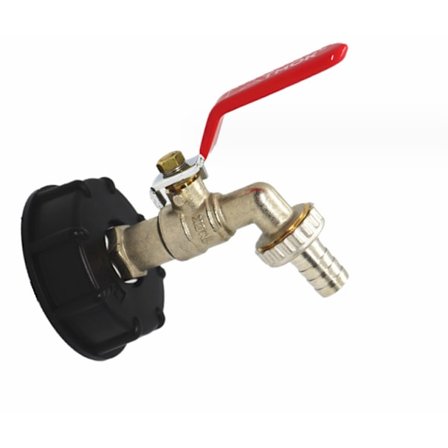 Mässing S60 * 6 variabel 4 minuters -1/2 tums kran, ton tunna anslutning