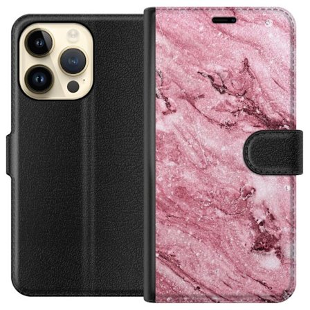 Kompatibelt Lommeboketui til Apple Apple iPhone 14 Pro Rosa