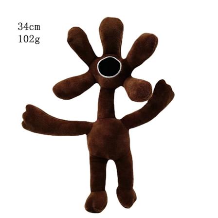 Rainbow Friends Plus-leluhahmo Violetti 53cm ruskea festivaali brown 32cm