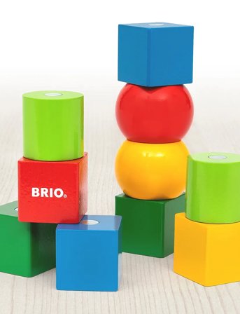 BRIO Magnetiske Træklodser - Multi/patterned - ONE SIZE