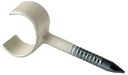 GELIA LEDNINGSKLAMMER 7-10MM RUND MED 25MM STIFT 10STK