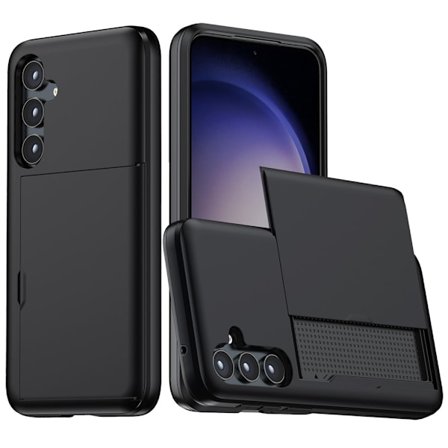 Samsung Galaxy S25 Plus Skal Kortfack Svart
