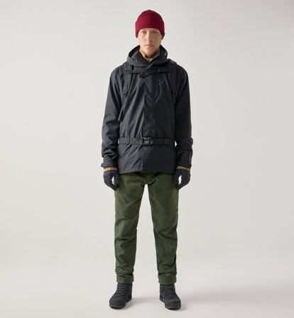 Haglöfs Breeze Proof Jacket Men True Black - Herren - S