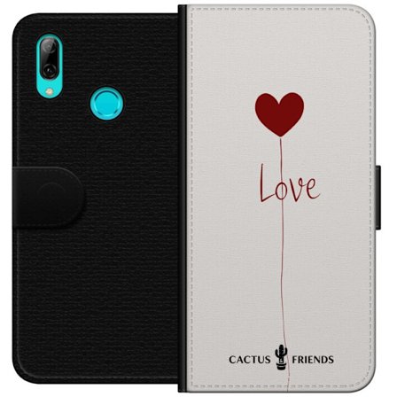 Yhteensopiva Lompakkokotelo Huawei Huawei P smart 2019 Cactus and Friends - Love Balloon Minimal