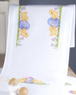 Broderikit Påskeæg - Løber - Vervaco