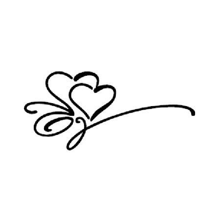 Väggdekor - Artshjärtan Modell 002