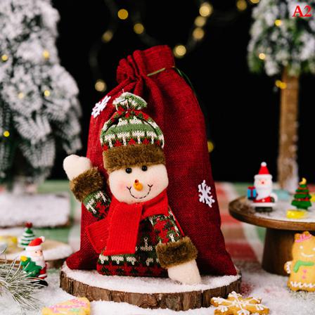 Rumsinredning Dimensionell Docka Presentpåse Julklappspåsar New Ye