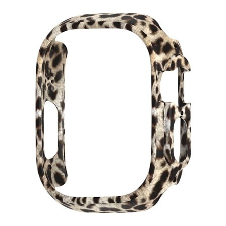 Apple Watch Ultra galvaniseringsdeksel - Svart Leopardmønster