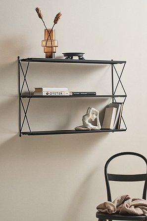 Jotex - Hylla Stål Svart ENEBY - Köp Hallmöbler hos Jotex