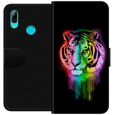 Huawei P smart 2019 Plånboksfodral Neon Tiger