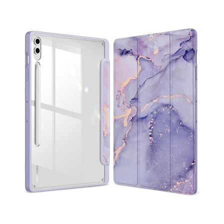 Kompatibel med Samsung Galaxy Tab S10 Plus 2024, S9 Fe/s9 Plus 12,4 tum Lila