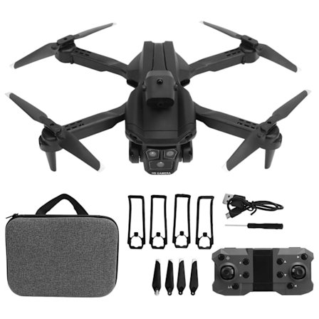 3 Kamera HD Flygfotografi Drone Hinder Undvikande Optiskt flöde Positionering Fjärrkontroll Quadcopter Folding Drone