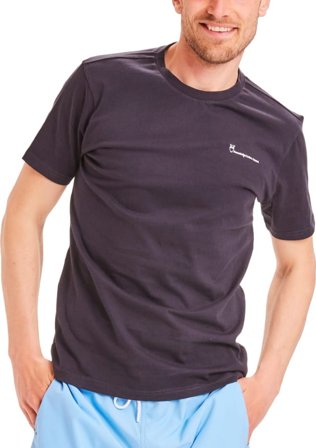 Knowledge Cotton Apparel Men's Alder The Green Wave Sunset Tee Men short-sleeved sweaters Blue S